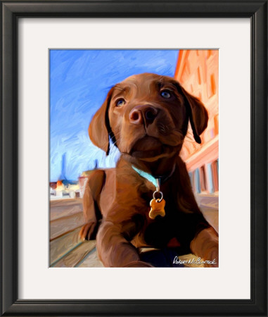 Lab Puppy by Robert Mcclintock Pricing Limited Edition Print image