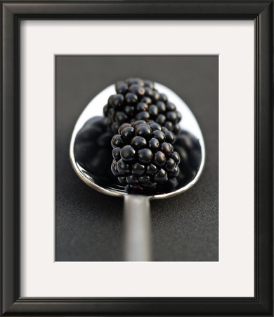 Blackberries And Spoon by Sara Deluca Pricing Limited Edition Print image