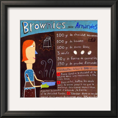 Brownies Aux Amandes by Celine Malepart Pricing Limited Edition Print image