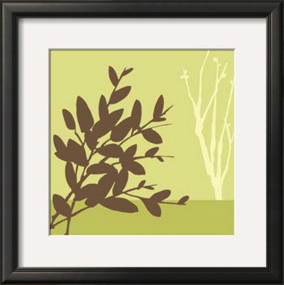 Metro Leaves In Chartreuse I by Erica J. Vess Pricing Limited Edition Print image