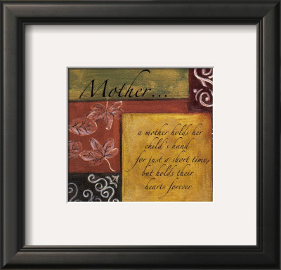 Words To Live By, Mother by Debbie Dewitt Pricing Limited Edition Print image