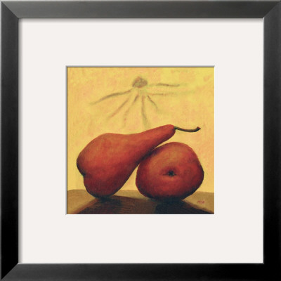 Leaning Pear by Marie-Louise Mchugh Pricing Limited Edition Print image