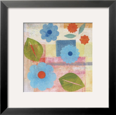 Blue Pattern Flower by Gale Kaseguma Pricing Limited Edition Print image