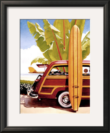 Long Board And Ford by Evelyn Jenkins Drew Pricing Limited Edition Print image