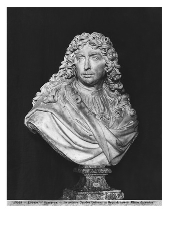 Bust Of Charles Le Brun, 1679 by Antoine Coysevox Pricing Limited Edition Print image