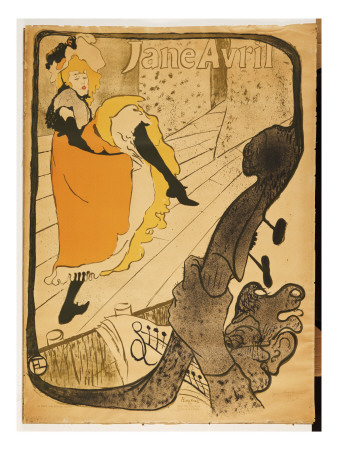 Jane Avril, 1893 by Henri De Toulouse-Lautrec Pricing Limited Edition Print image