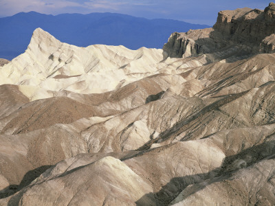 Zabriskie Point After Sunrise, Death Valley Badlands Landscape, California, Usa by David Kjaer Pricing Limited Edition Print image