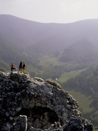 People On Steep Rock, Usa by Michael Brown Pricing Limited Edition Print image
