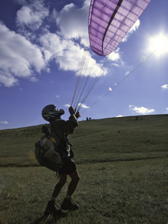 Paraglider On Ground, Usa by Michael Brown Pricing Limited Edition Print image