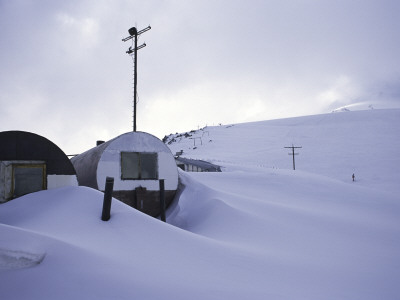 Snow Covered Barrels, Russia by Michael Brown Pricing Limited Edition Print image