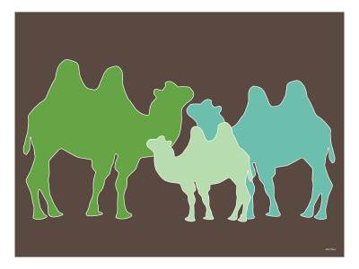Green Camel by Avalisa Pricing Limited Edition Print image