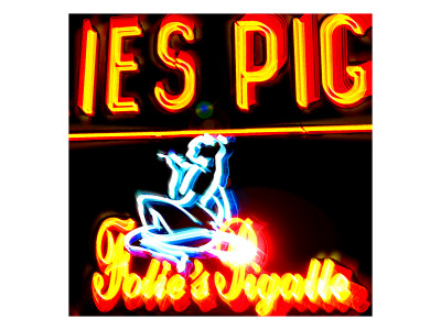 Pigale Neon, Paris by Tosh Pricing Limited Edition Print image