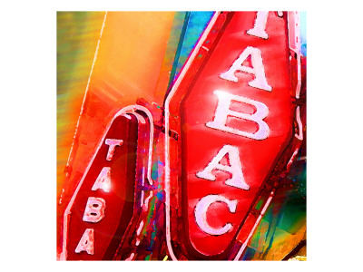 Tabac Sign, Paris by Tosh Pricing Limited Edition Print image