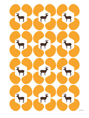Orange Deer Hoof by Avalisa Pricing Limited Edition Print image