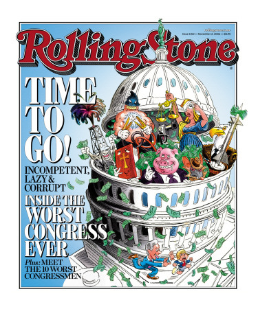 Worst Congress Ever, Rolling Stone No. 1012, November 2006 by Robert Grossman Pricing Limited Edition Print image