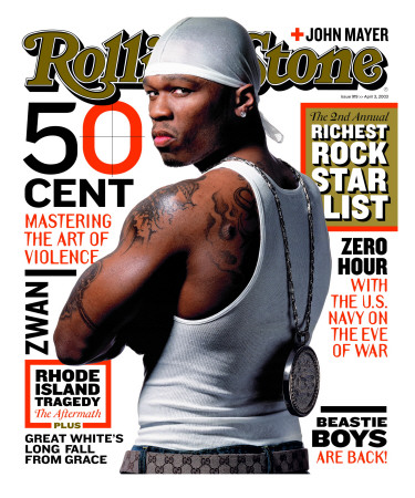50 Cent, Rolling Stone No. 919, April 2003 by Albert Watson Pricing Limited Edition Print image