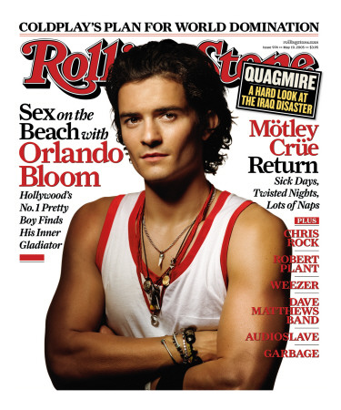 Orlando Bloom, Rolling Stone No. 974, May 2005 by Albert Watson Pricing Limited Edition Print image