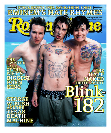 Blink 182, Rolling Stone No. 846, August 2000 by Mark Seliger Pricing Limited Edition Print image