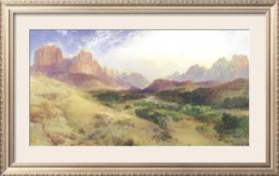 Entering The Canyon by Thomas Moran Pricing Limited Edition Print image