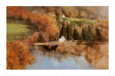 By The River by Fred Macneill Pricing Limited Edition Print image