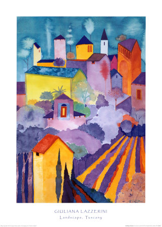 Landscape, Tuscany by Giuliana Lazzerini Pricing Limited Edition Print image