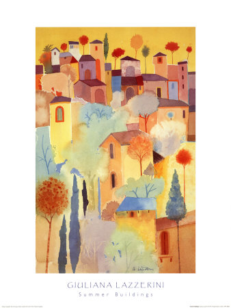 Summer Buildings by Giuliana Lazzerini Pricing Limited Edition Print image