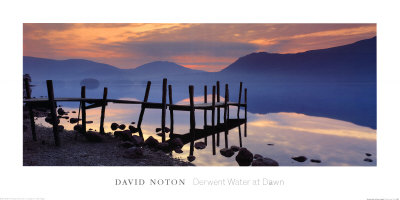 Derwent Water At Dawn, Cumbria by David Noton Pricing Limited Edition Print image