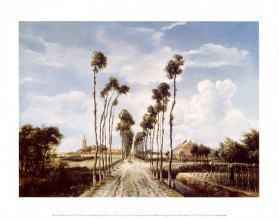 The Avenue At Middelharnis by Meindert Hobbema Pricing Limited Edition Print image