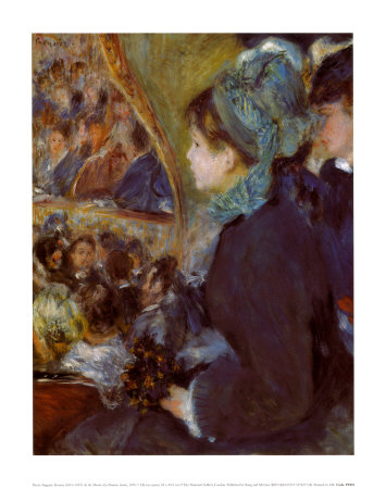 At The Theatre by Pierre-Auguste Renoir Pricing Limited Edition Print image