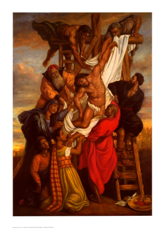 Descent From The Cross by Tim Ashkar Pricing Limited Edition Print image