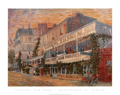Restaurant De La Sirene At Asnieres, C.1887 by Vincent Van Gogh Pricing Limited Edition Print image