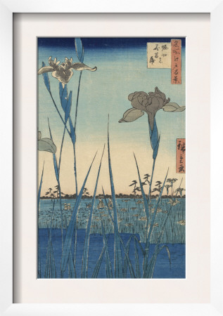 Irises At Horikiri by Ando Hiroshige Pricing Limited Edition Print image