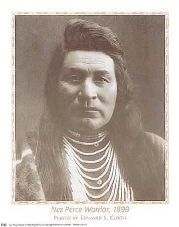 Nez Perce Warrior by Edward S. Curtis Pricing Limited Edition Print image