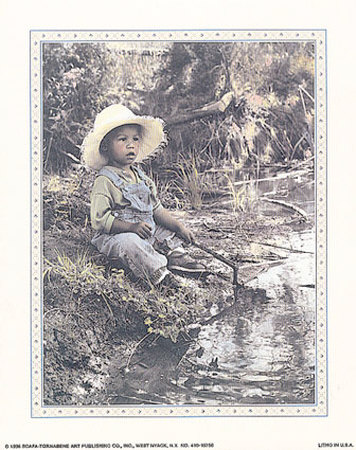 Boy Fishing by Nora Hernandez Pricing Limited Edition Print image
