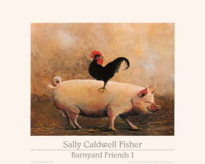 Piramus And Frisbee by Sally Caldwell-Fisher Pricing Limited Edition Print image