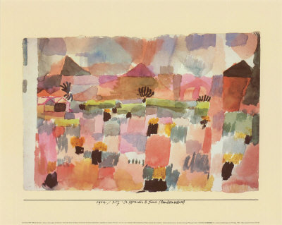 St. Germain, View From The Beach by Paul Klee Pricing Limited Edition Print image