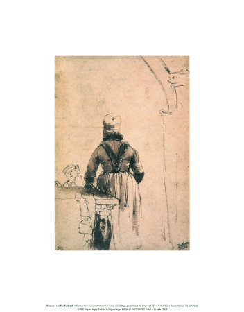 Woman In Holland Costume by Rembrandt Van Rijn Pricing Limited Edition Print image