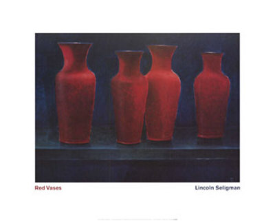 Red Vases by Lincoln Seligman Pricing Limited Edition Print image