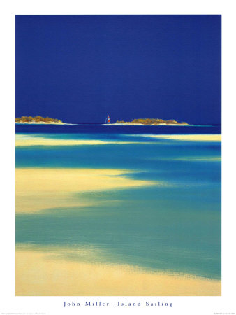 Island Sailing by John Miller Pricing Limited Edition Print image