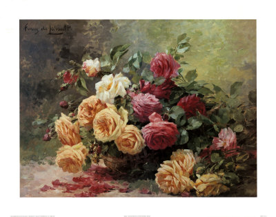 Roses by Albert Tibule Furcy De Lavault Pricing Limited Edition Print image