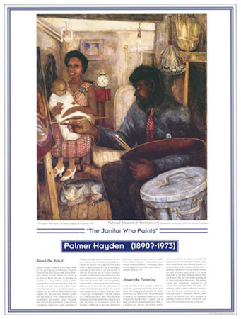 African American Artists - Palmer Hayden - The Janitor Who Paints by Palmer Hayden Pricing Limited Edition Print image