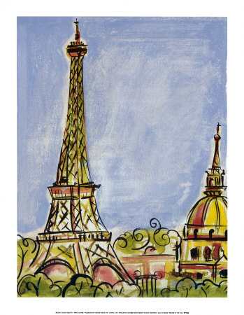 Eiffel Tower by Susan Gillette Pricing Limited Edition Print image