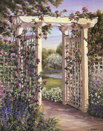 Garden Entrance I by Carol Saxe Pricing Limited Edition Print image
