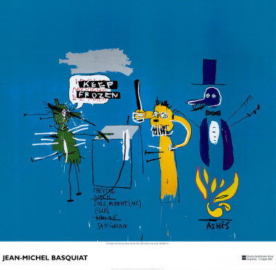 The Dingoes At The Park by Jean-Michel Basquiat Pricing Limited Edition Print image