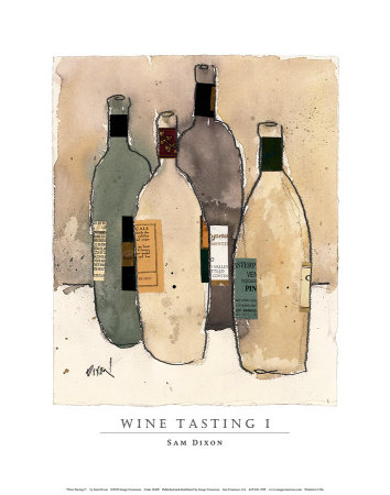 Wine Tasting I by Sam Dixon Pricing Limited Edition Print image