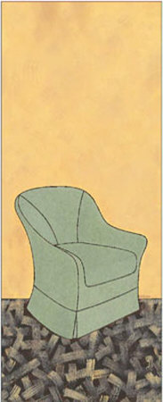 Green Chair by Kayvene Pricing Limited Edition Print image