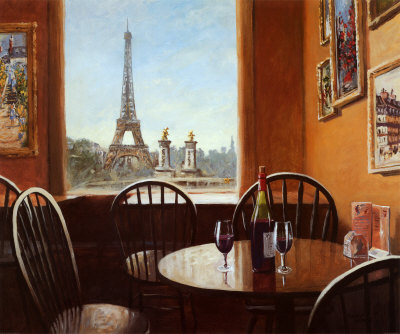 Cafe De France by Ronald Lewis Pricing Limited Edition Print image
