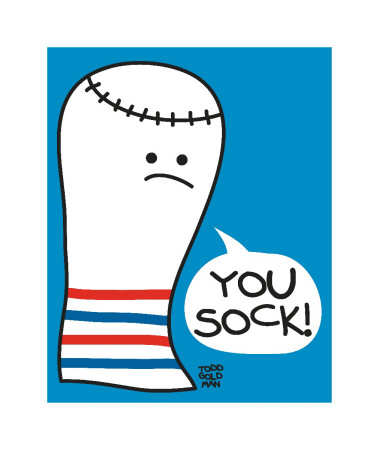 You Sock by Todd Goldman Pricing Limited Edition Print image