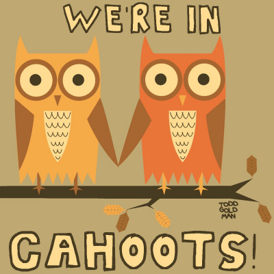 Cahoots Owls by Todd Goldman Pricing Limited Edition Print image