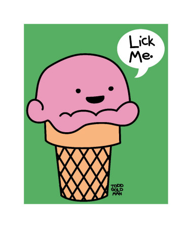 Lick Me Ice Cream by Todd Goldman Pricing Limited Edition Print image